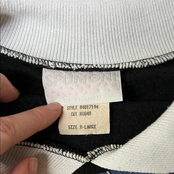 Vintage Halloween “Frequent Flyers Club” Haunted House Sweatshirt - Picture 3 of 10